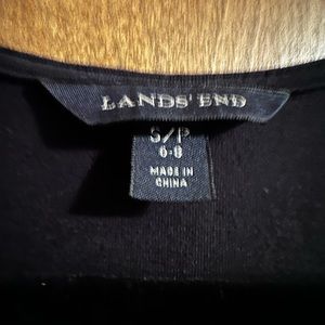 Lands End Black Dress size S petite